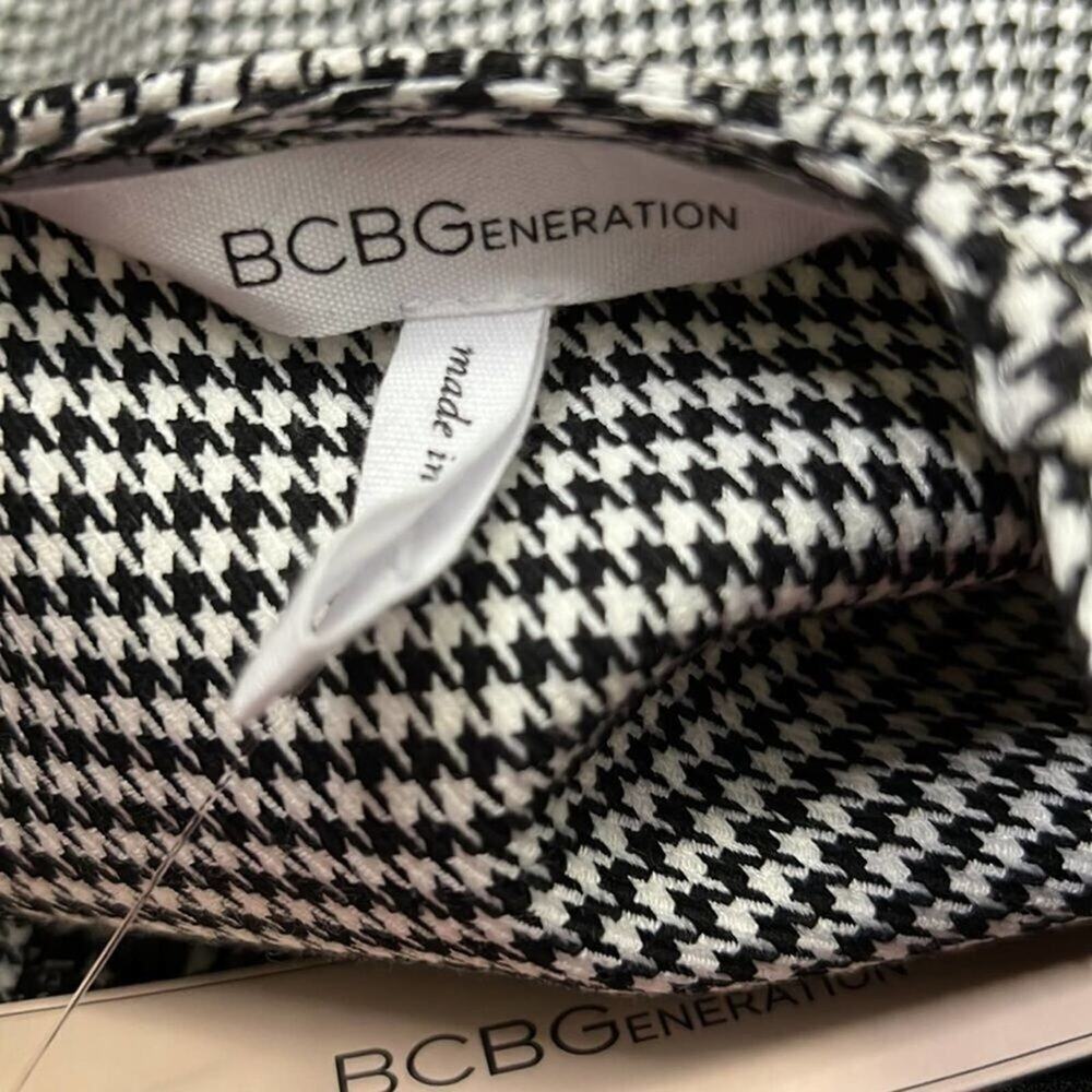 NWT BCBGeneration HOUNDSTOOTH MINI DRESS SIZE S - Picture 5 of 5